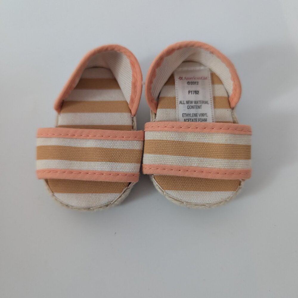 2012 American Girl Doll Molly’s 1944 Swimsuit Sandals SHOES ONLY